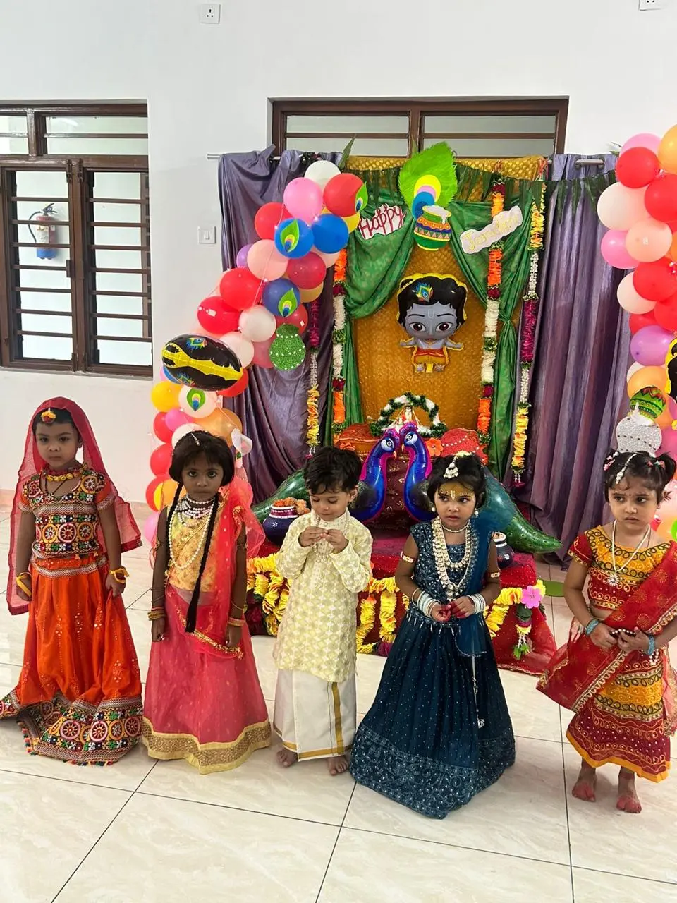 School community coming together for Janmashtami